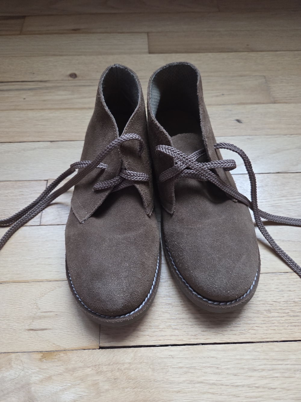 J. Crew Brown Suede Boots, Boys Size 3